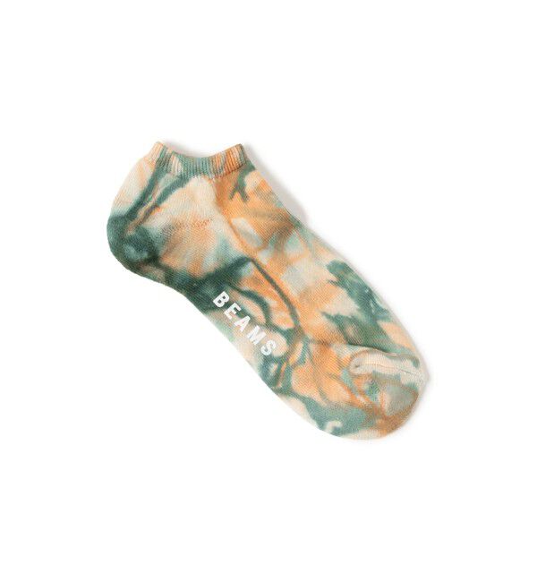 BEAMS「タイダイ アンクル ソックス」|ソックス|ORANGE&times;GREEN