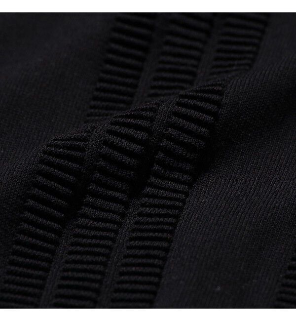 BEAMS PLUS「Knit Polo Raised Pattern Jacquard Line」|ポロシャツ|