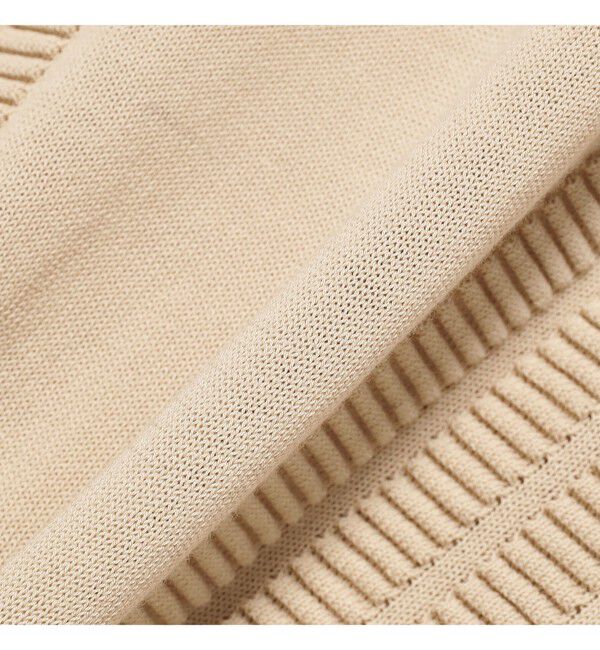 BEAMS PLUS「Knit Polo Raised Pattern Jacquard Line」|ポロシャツ|
