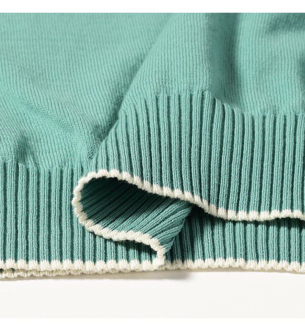 BEAMS PLUS「Knit Polo Raised Pattern Jacquard Line」|ポロシャツ|