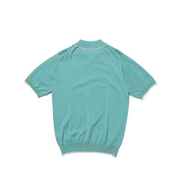 BEAMS PLUS「Knit Polo Raised Pattern Jacquard Line」|ポロシャツ|