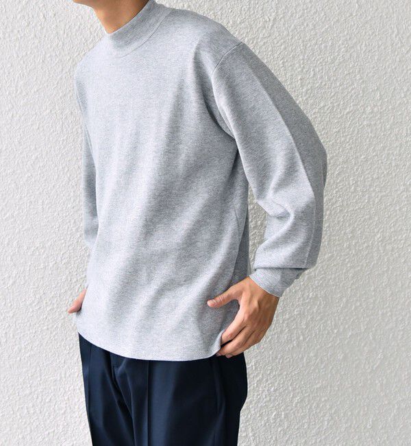 SHIPS any「SHIPS any: 〈手洗い可能〉 ミラノリブ モックネック ニット 25AW◇」|ニット・セーター|