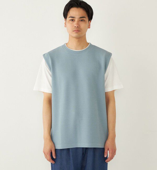 SHIPS Colors 「SHIPS Colors:ベスト フェイクレイヤード Tシャツ」|Tシャツ・カットソー|