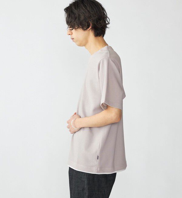 SHIPS「SHIPS: キー ネック フェイクレイヤード Tシャツ」|Tシャツ・カットソー|