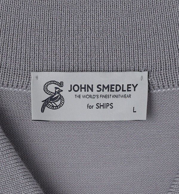 SHIPS「【SHIPS別注】JOHNSMEDLEY: ISIS ロングスリーブ ニット ポロシャツ」|ニット・セーター|