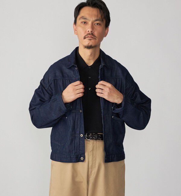 SHIPS「【SHIPS別注】JOHNSMEDLEY: ISIS ロングスリーブ ニット ポロシャツ」|ニット・セーター|