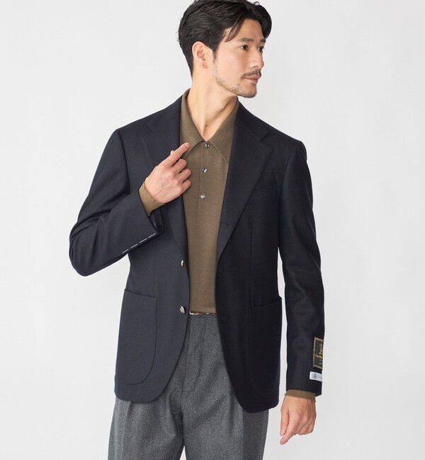 SHIPS「【SHIPS別注】JOHNSMEDLEY: ISIS ロングスリーブ ニット ポロシャツ」|ニット・セーター|
