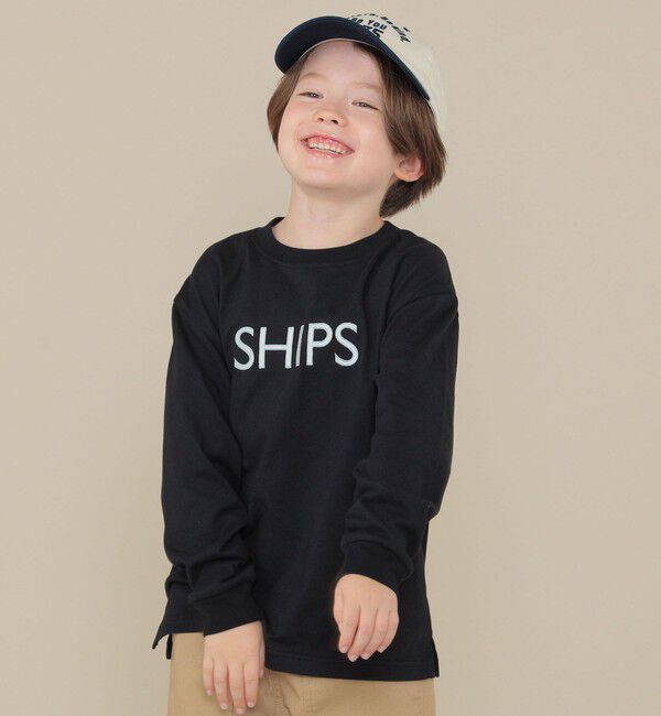 SHIPS KIDS「SHIPS KIDS:刺繍 ツイル ロゴ キャップ」|キャップ・キャスケット|
