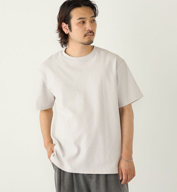 SHIPS Colors 「SHIPS Colors:リンクス ジャカード Tシャツ◇」|Tシャツ・カットソー|