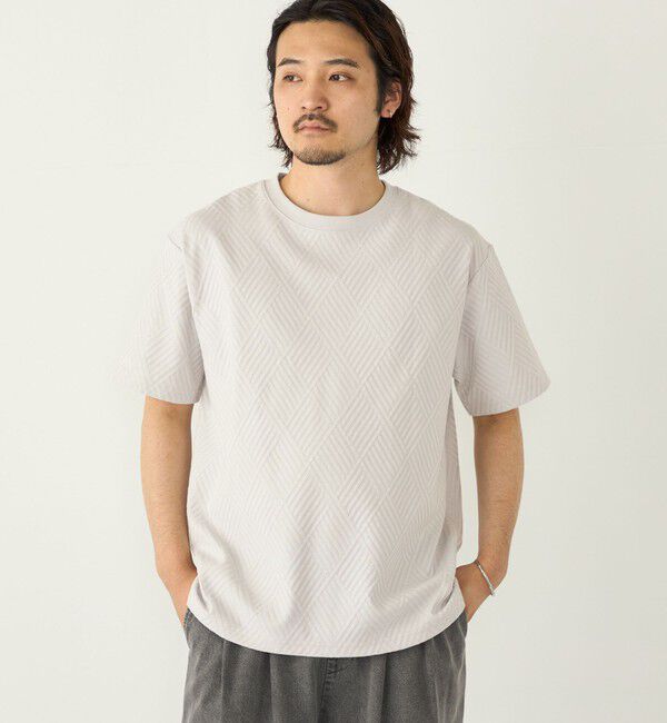 SHIPS Colors 「SHIPS Colors:リンクス ジャカード Tシャツ◇」|Tシャツ・カットソー|