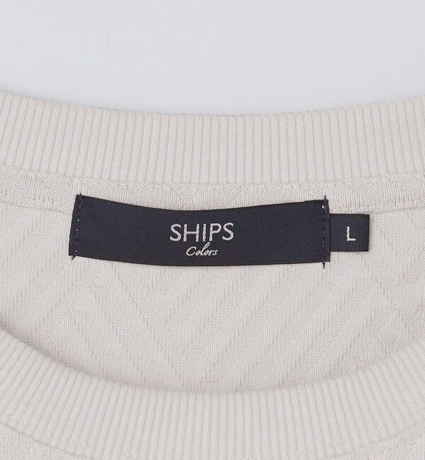 SHIPS Colors 「SHIPS Colors:リンクス ジャカード Tシャツ◇」|Tシャツ・カットソー|