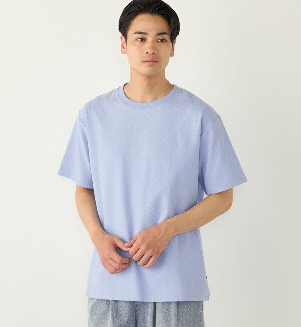 SHIPS Colors 「SHIPS Colors:リンクス ジャカード Tシャツ◇」|Tシャツ・カットソー|
