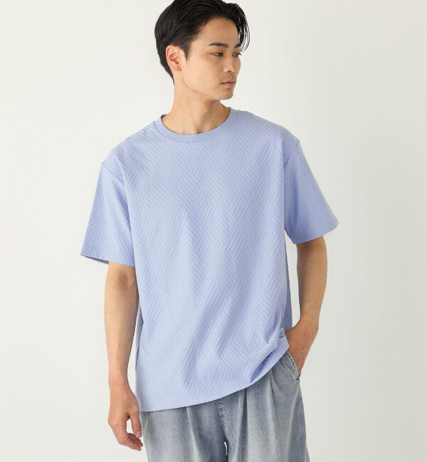 SHIPS Colors 「SHIPS Colors:リンクス ジャカード Tシャツ◇」|Tシャツ・カットソー|