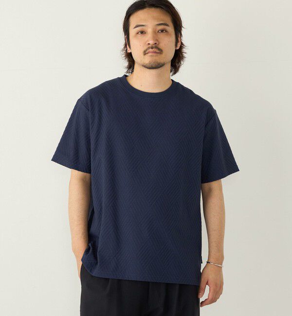 SHIPS Colors 「SHIPS Colors:リンクス ジャカード Tシャツ◇」|Tシャツ・カットソー|