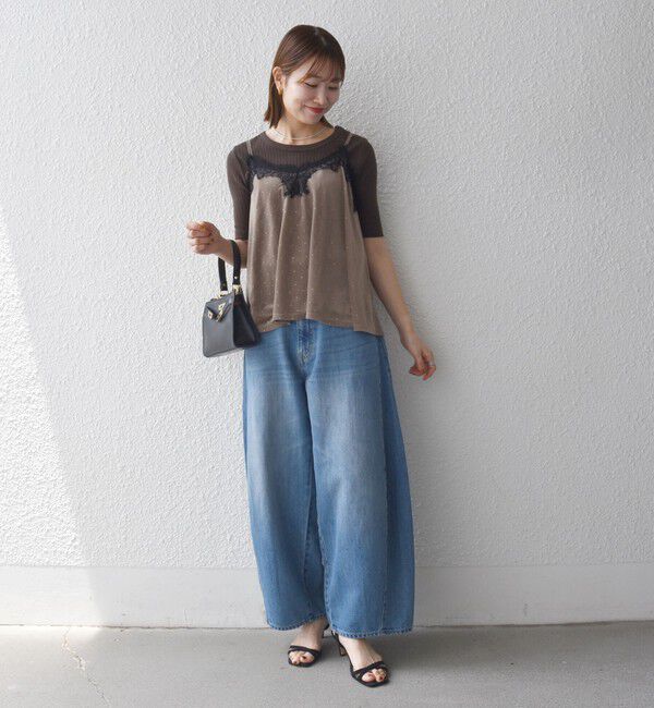 SHIPS any「《予約》SHIPS any:〈洗濯機可能〉バレル デニム パンツ［SHIPS any DENIM］」|デニム|