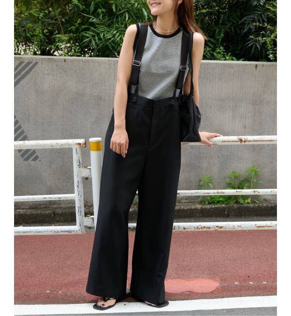 OUTDOOR PRODUCTS Usual Things「追加 TEE&times;サスペンダーパンツ2点SET 一部店舗+WEB限定」|スラックス|