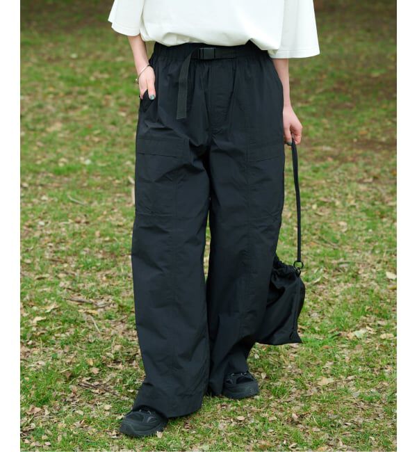 OUTDOOR PRODUCTS Usual Things「≪予約≫追加 撥水ナイロンUTILITYバギーパンツ」|スラックス|