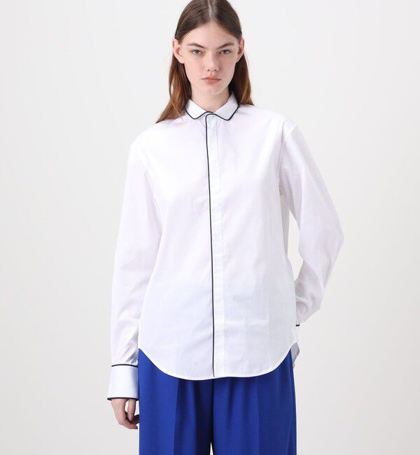 TOMORROWLAND BUYING WEAR「BOURRIENNE EQUIPAGE パイピングシャツ」|シャツ・ブラウス|