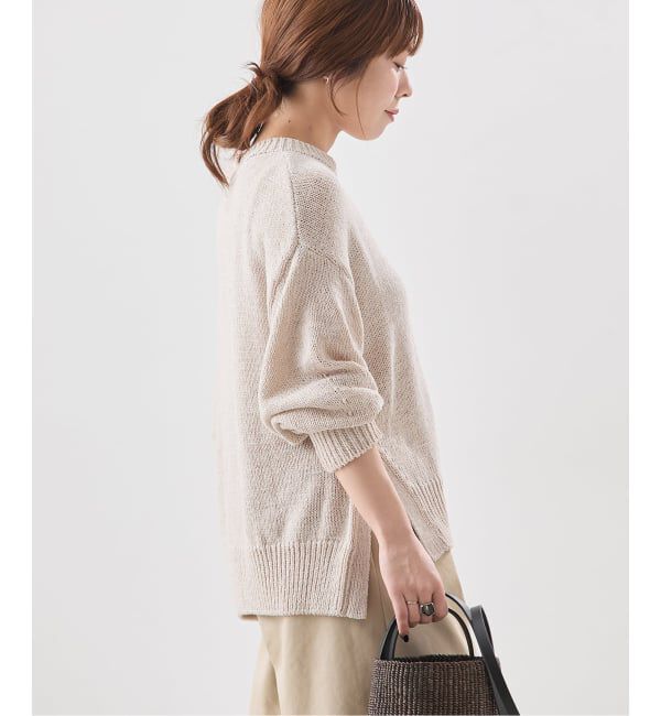 journal standard L'essage「【金子綾さん着用】コットンTAPEワイドプルオーバー」|ニット・セーター|