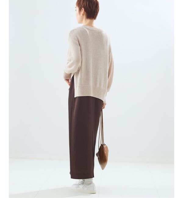 journal standard L'essage「【金子綾さん着用】コットンTAPEワイドプルオーバー」|ニット・セーター|