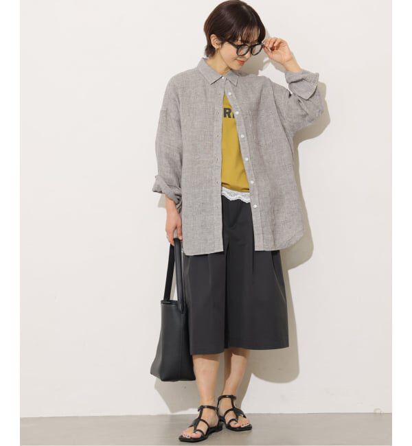 JOURNAL STANDARD relume「No.66フレンチリネンオーバーサイズシャツ」|シャツ・ブラウス|