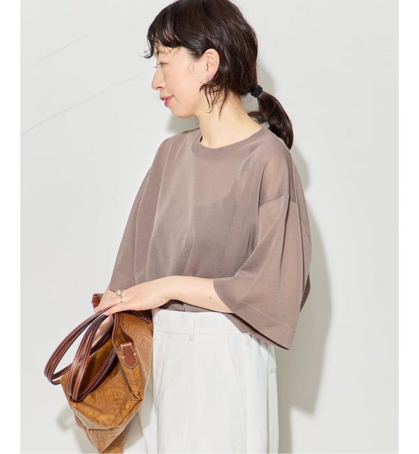 journal standard L'essage「フォルムニットTシャツ」|ニット・セーター|
