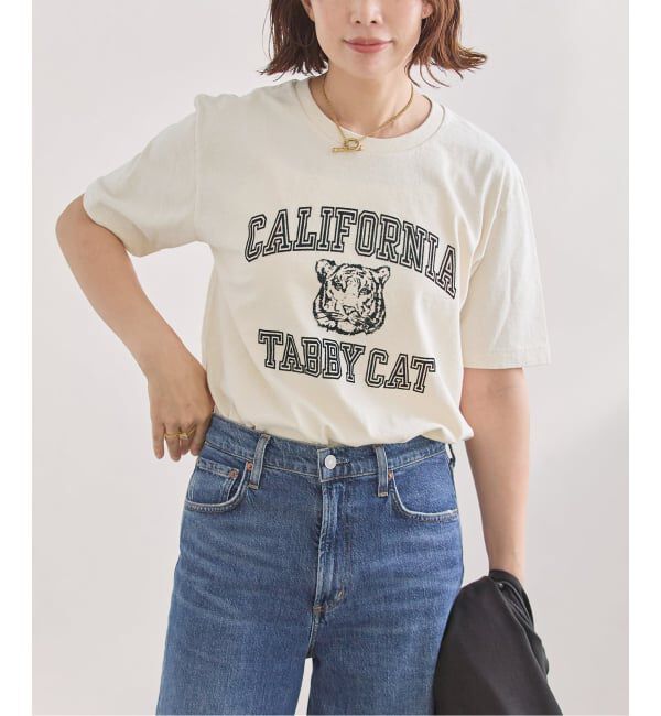 journal standard L'essage「《追加予約》MIXTA/ミクスタ CALIFORNIA TABBY CAT CREW Tシャツ」|Tシャツ・カットソー|