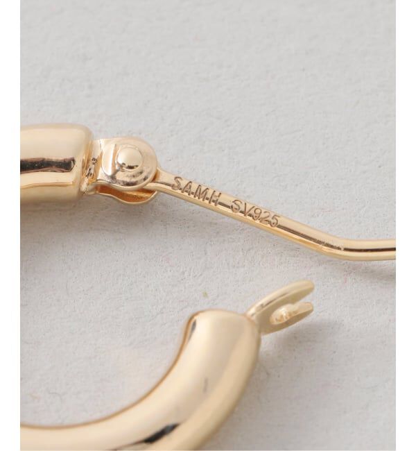 Spick and Span「《WEB限定》【SAMH by LILAS】フープピアスK18GP（両耳）」|ピアス|