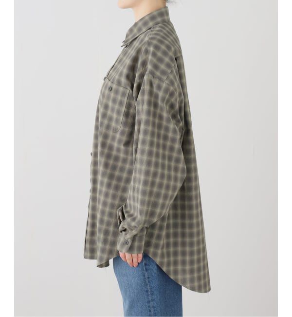 FRAMeWORK「JANE SMITH shadow check work shirt」|シャツ・ブラウス|