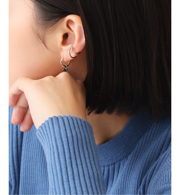 Lilas by Spick&Span「ピアリング K10（両耳）」|イヤリング|