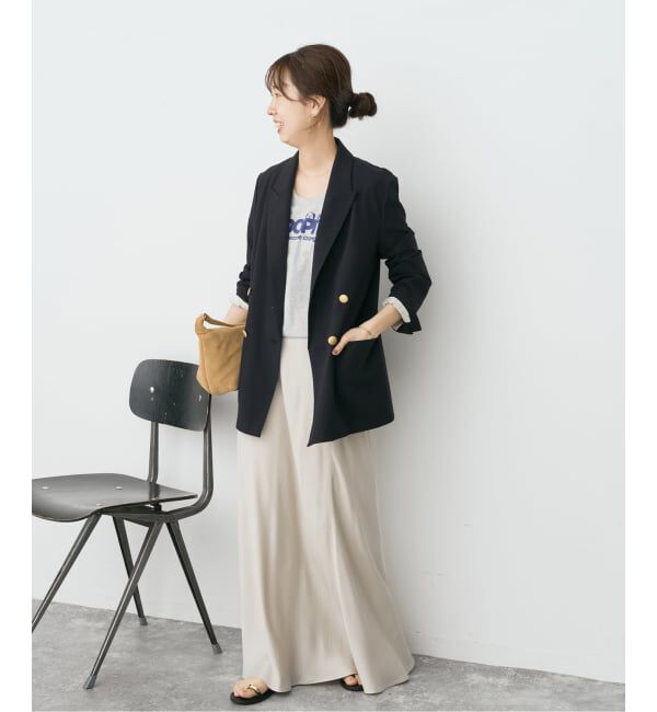 Spick and Span「Mixta / ミクスタ U NECK T-SHIRT ADOPTION」|Tシャツ・カットソー|