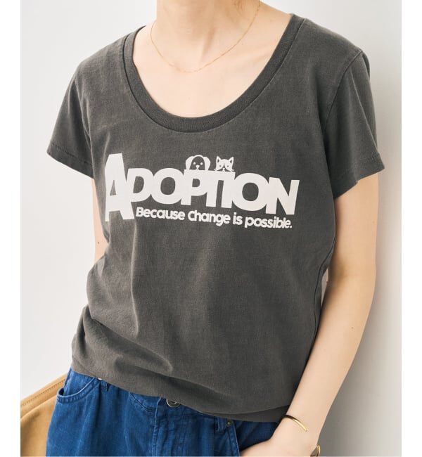 Spick and Span「Mixta / ミクスタ U NECK T-SHIRT ADOPTION」|Tシャツ・カットソー|