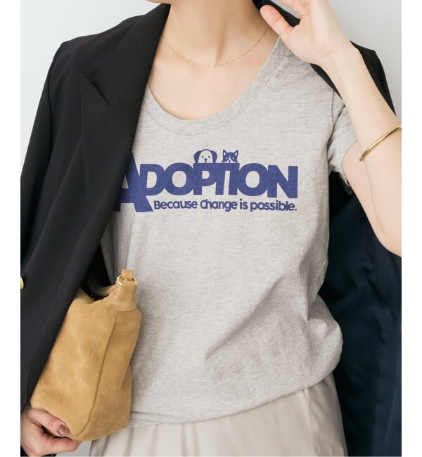 Spick and Span「Mixta / ミクスタ U NECK T-SHIRT ADOPTION」|Tシャツ・カットソー|