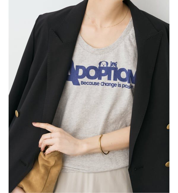 Spick and Span「Mixta / ミクスタ U NECK T-SHIRT ADOPTION」|Tシャツ・カットソー|