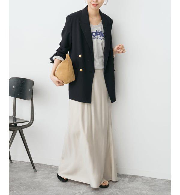 Spick and Span「Mixta / ミクスタ U NECK T-SHIRT ADOPTION」|Tシャツ・カットソー|