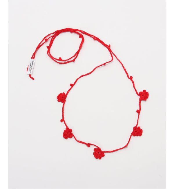 FRAMeWORK「JANE SMITH crochet flower string」|ネックレス|