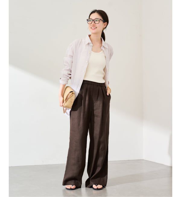 FRAMeWORK「≪追加≫LINEN EASY パンツ 2」|その他|