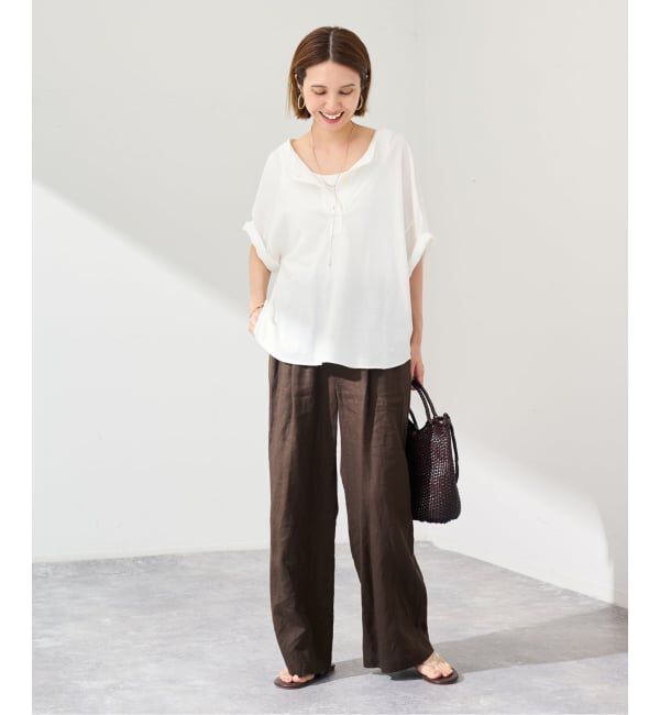 FRAMeWORK「≪追加≫LINEN EASY パンツ 2」|その他|