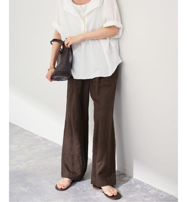 FRAMeWORK「≪追加≫LINEN EASY パンツ 2」|その他|