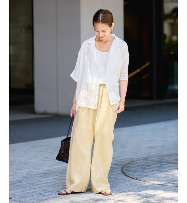 FRAMeWORK「≪追加≫LINEN EASY パンツ 2」|その他|