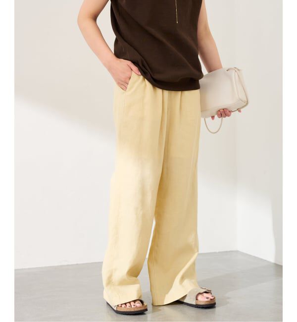 FRAMeWORK「≪追加≫LINEN EASY パンツ 2」|その他|
