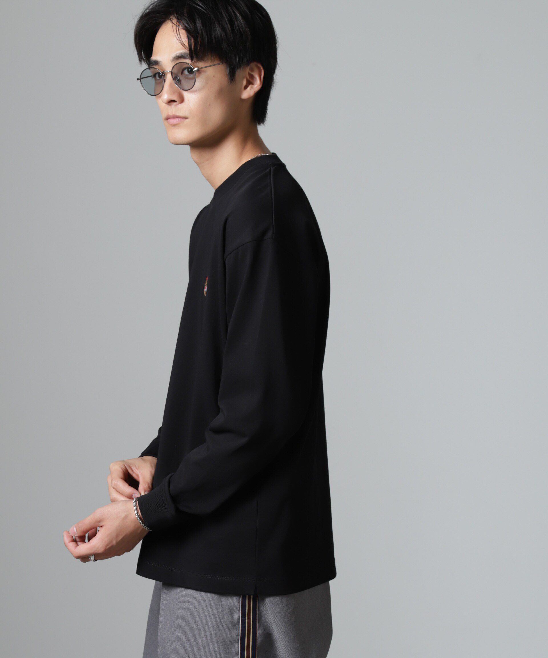 nano･universe「ナノベアロンTee 長袖」|Tシャツ・カットソー|
