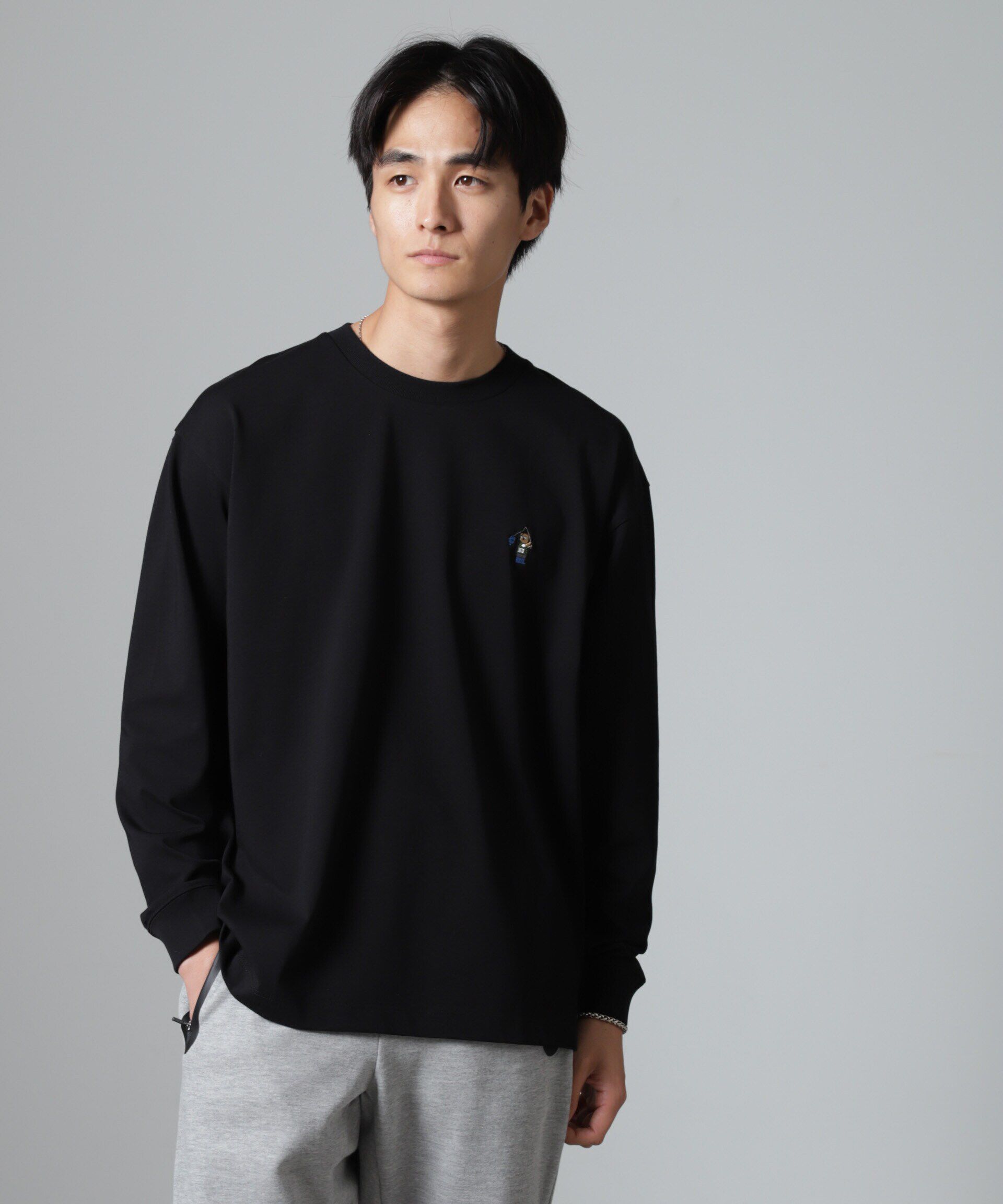 nano･universe「ナノベアロンTee 長袖」|Tシャツ・カットソー|