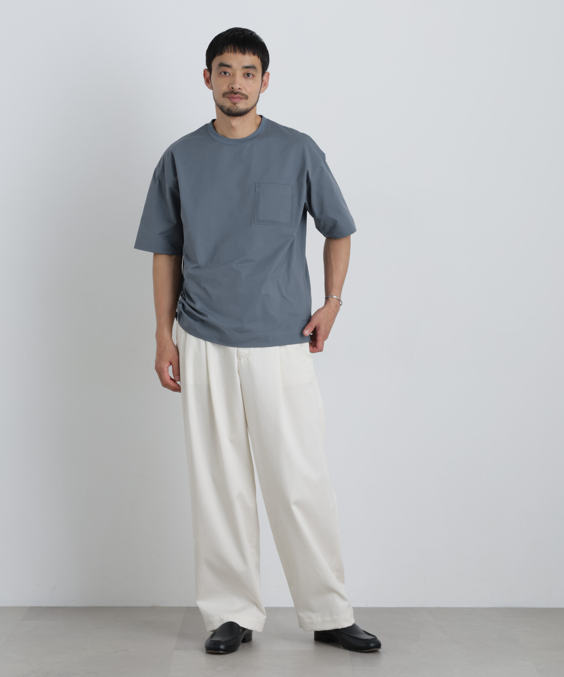 NANO universe「テックポケットTシャツ 半袖」|Tシャツ・カットソー|