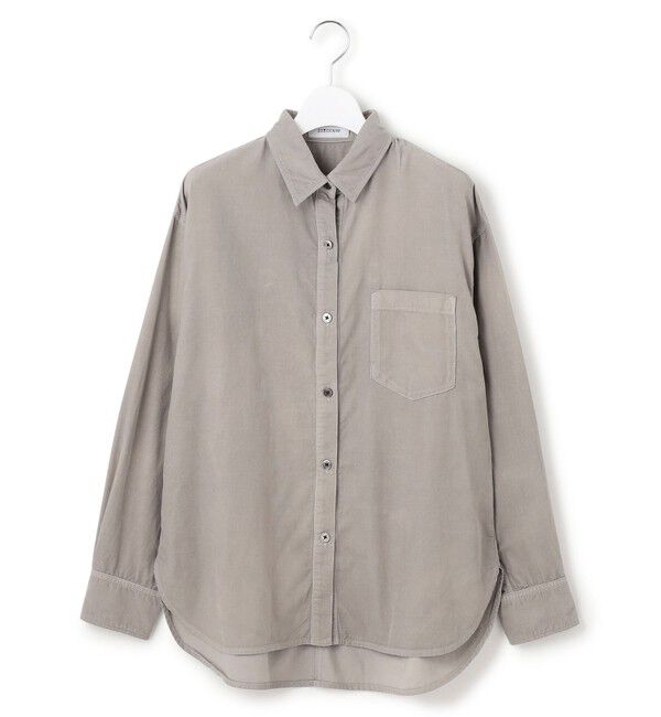 23区「【見上愛さん着用/Oggi11月号掲載】コットン コーデュロイ シャツ」|シャツ・ブラウス|
