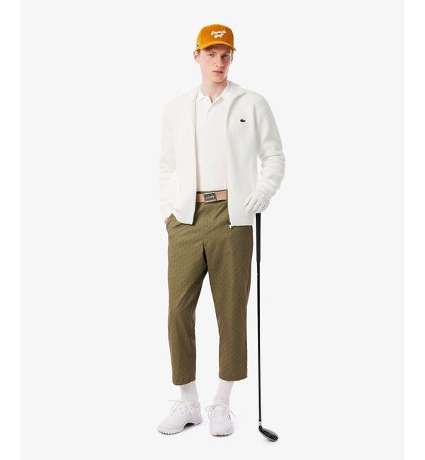 LACOSTE「コットンブレンドジップアップセーター」|ニット・セーター|