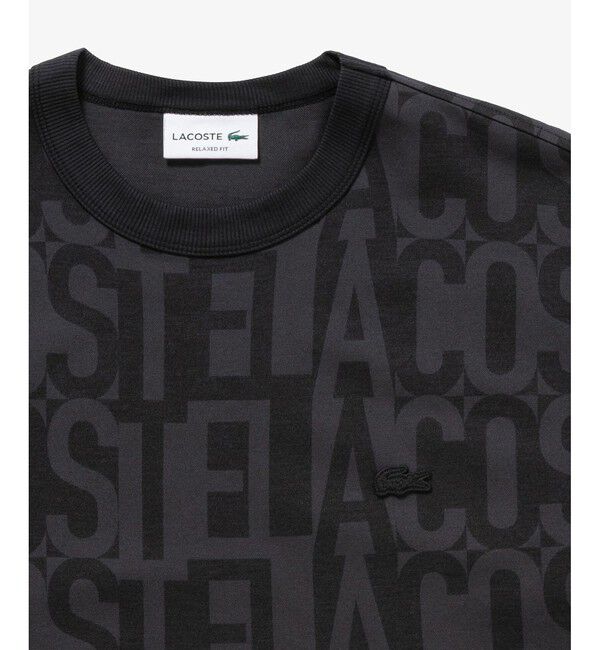 LACOSTE「クールマックスブランドネームロゴ総柄Tシャツ」|Tシャツ・カットソー|