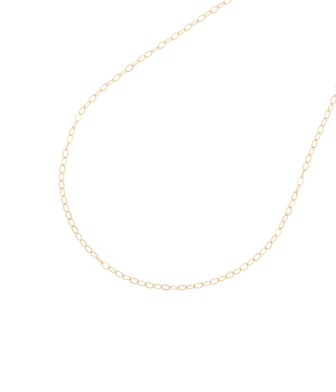 SALON adam et rope'「【SALONオリジナルBOX付き】14KGF平あずきチェーンネックレス」|ネックレス|