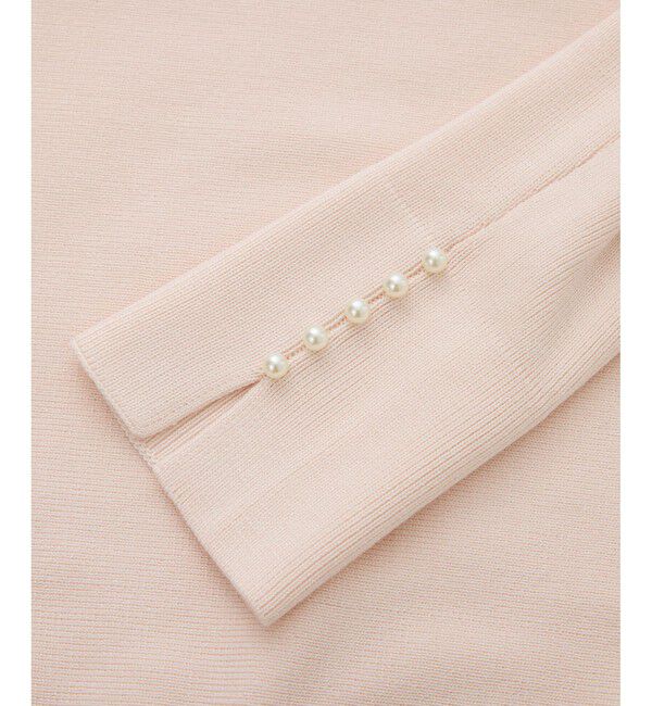 Rope&rsquo;Picnic「【洗濯機OK・アンチピリング】マシュマロ袖パールドルマンニット」|ニット・セーター|