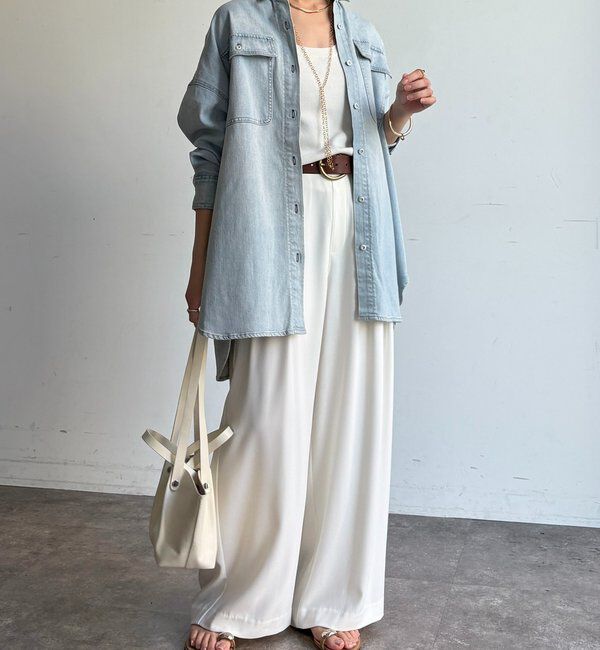  「【Healthy denim】Almond」|シャツ・ブラウス|